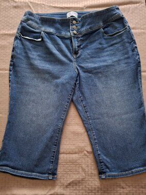 Lane Bryant High Rise Knockout Pedal Jeans
